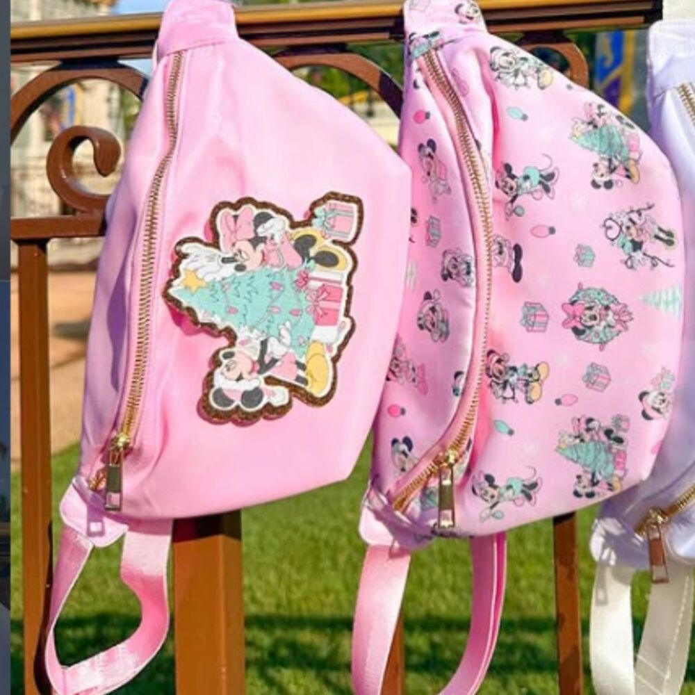 The Best Day Ever Shop Pink Disney Christmas Fanny Pack
